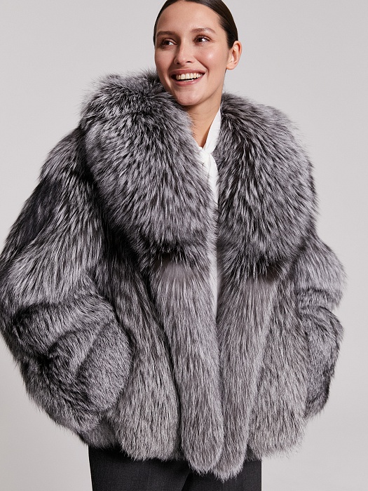 Полушубок из чернобурки Леона